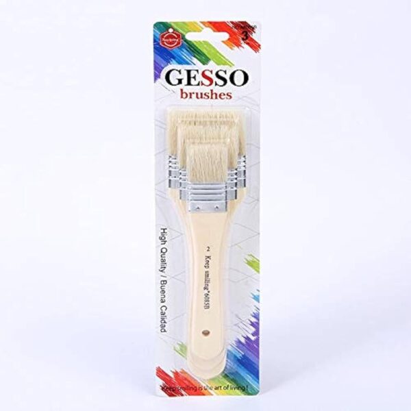 Keep Smiling Gesso Brushes (Set of 3)