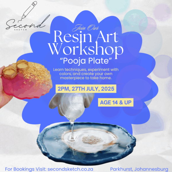 Resin Art Workshop-Pooja Plate