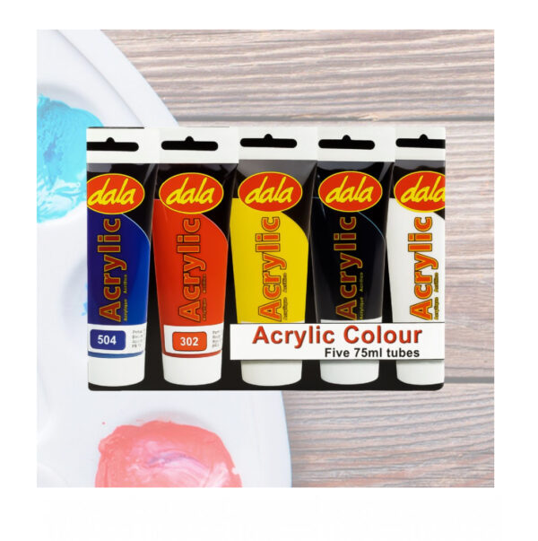 Dala Acrylic Colour (5X75ML)
