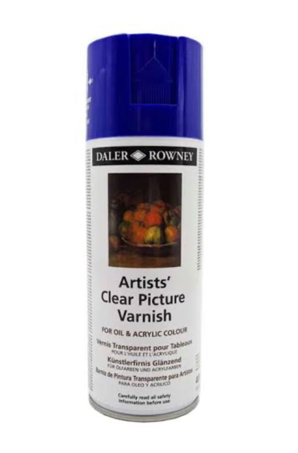 Daler Rowney Artists Clear Pitcure Varnish (for Oil & Acrylic Colour) 400ml