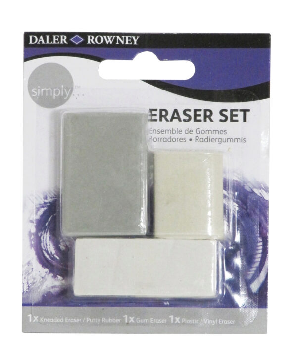 Daler Rowney Simply Eraser Set (Pack of 3)