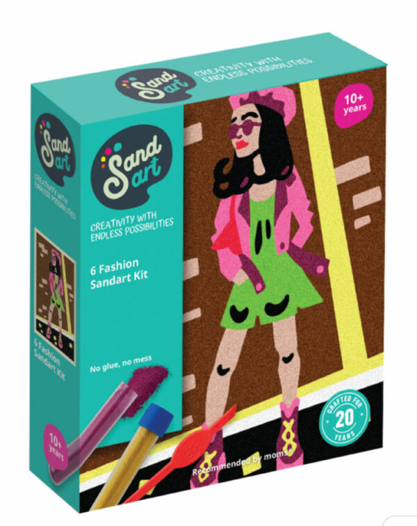 Sand Art Kit - Fashion (6 pack)
