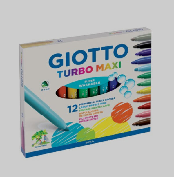 Gitto Turbo Maxi 12 Large Felt Pens