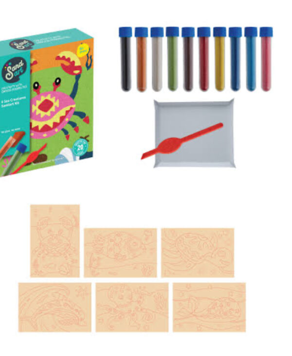 Sand Art Kit - Sea Creatures (6 pack)
