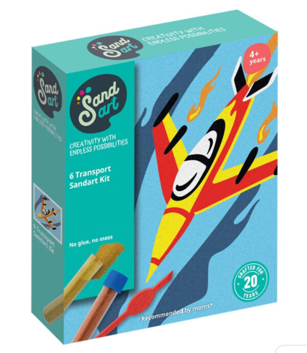 Sand Art Kit - Transport (6 pack)
