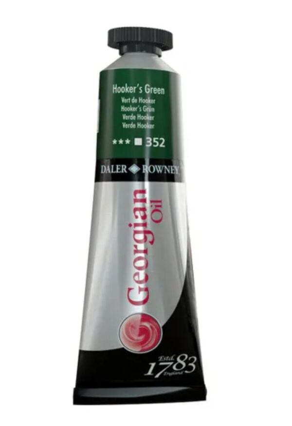 Daler Rowney Georgian Oil Colour -Hookers Green 38ml