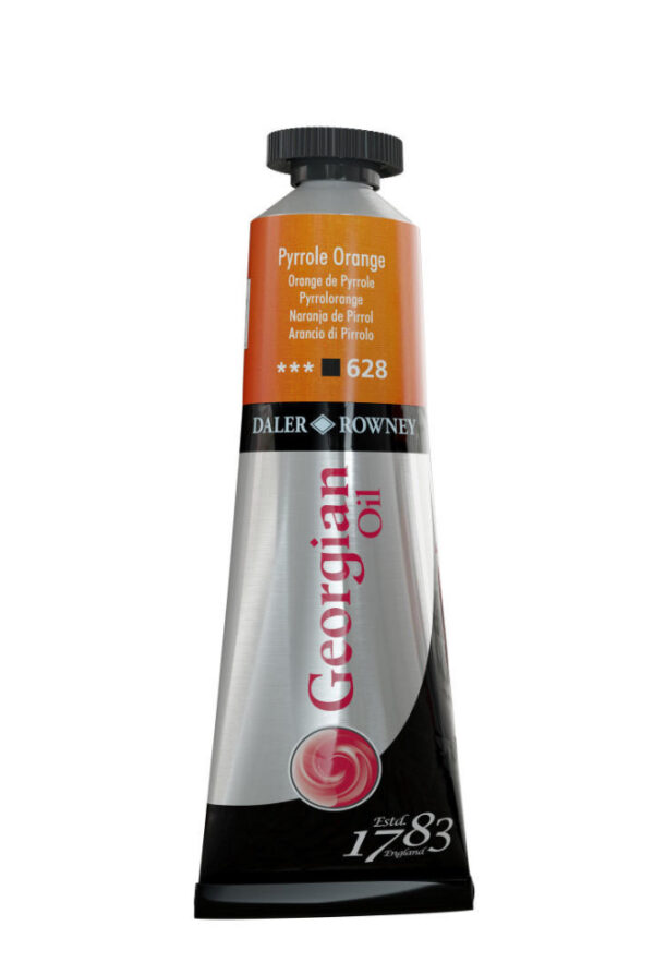 Daler Rowney Georgian Oil Colour -Pyrrole Orange 38ml