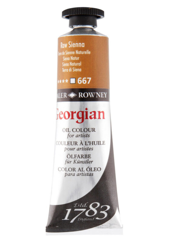 Daler Rowney Georgian Oil Colour - Raw Sienna 38ml