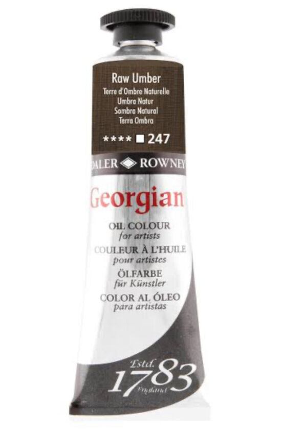 Daler Rowney Georgian Oil Colour - Raw Umber 38ml