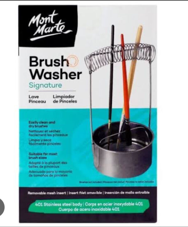Mont Marte Stainless Steel Brush Washer - Signature