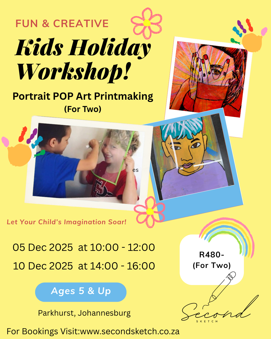 Portrait POP Art Printmaking (For Two) - KHW