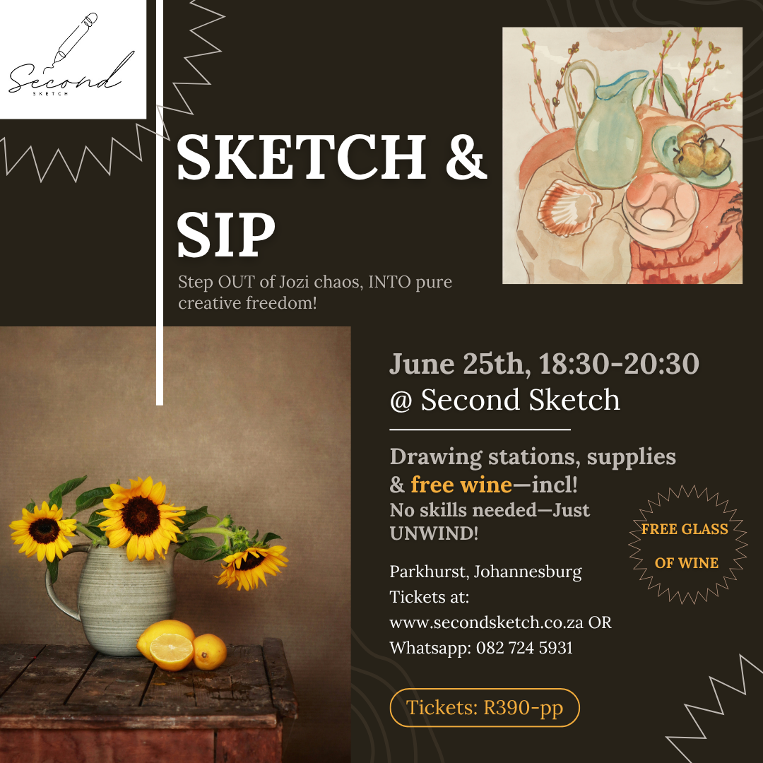 Sketch & Sip (Live Still Life)