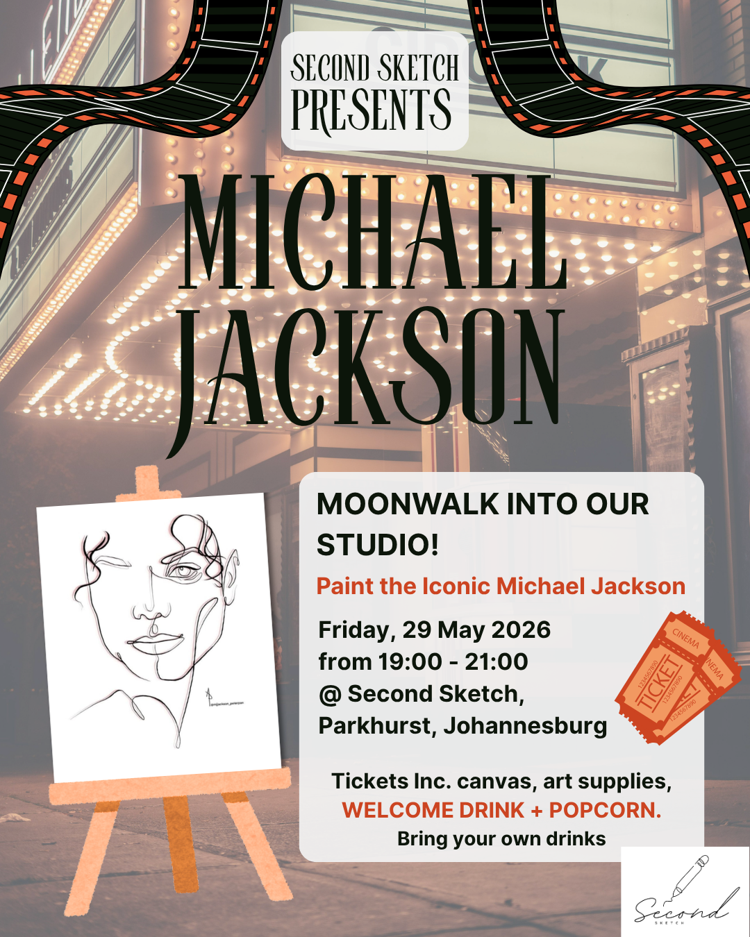 Paintflix Night - MICHAEL JACKSON