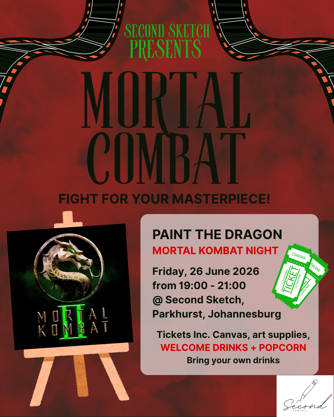Paintflix Night - Mortal Kombat