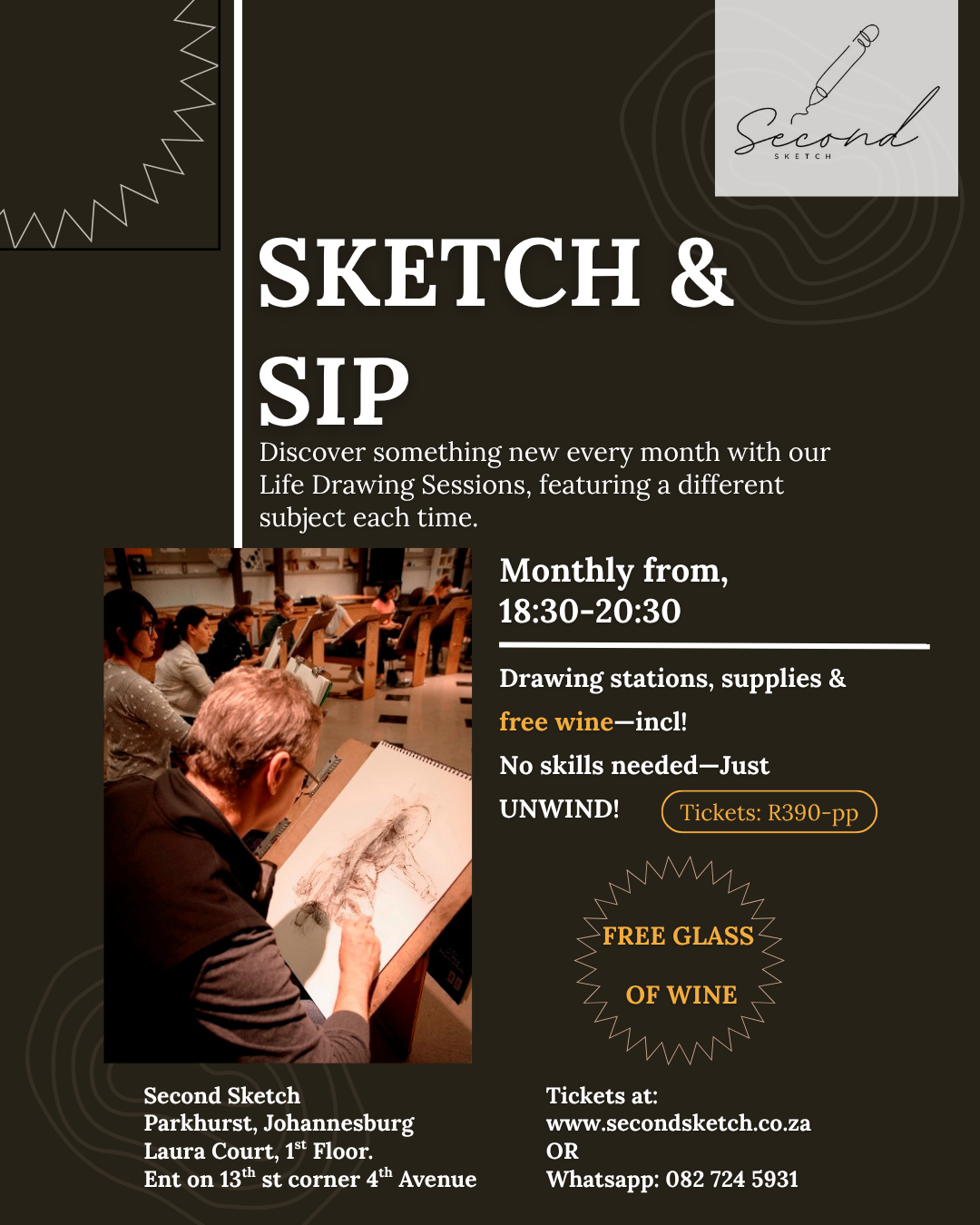 Sketch & Sip (Live Still Life)