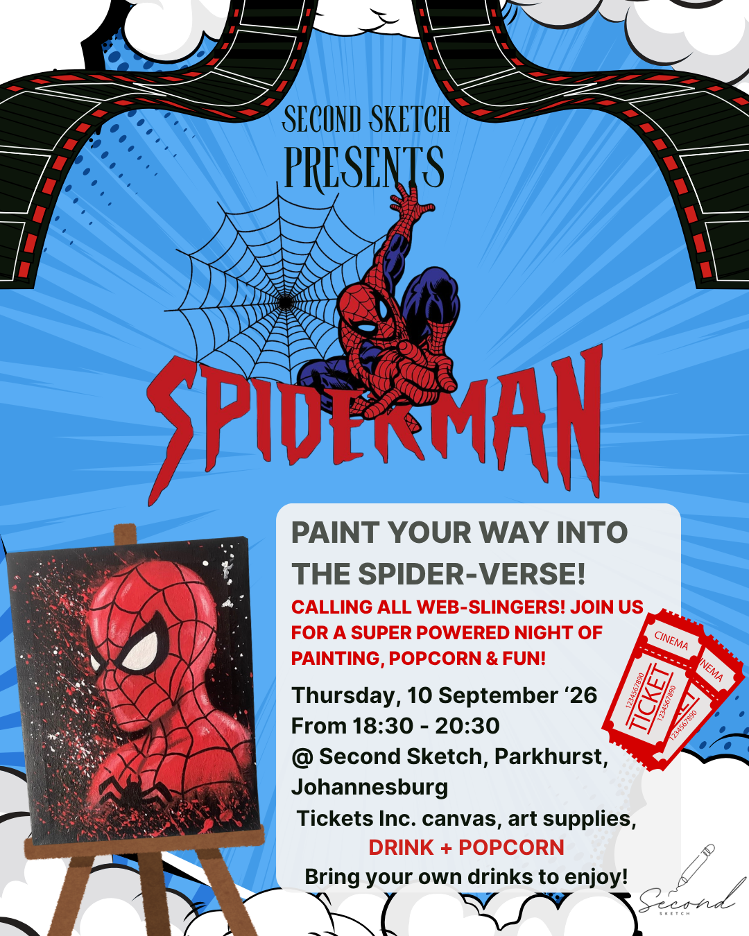Paintflix Night - Spiderman