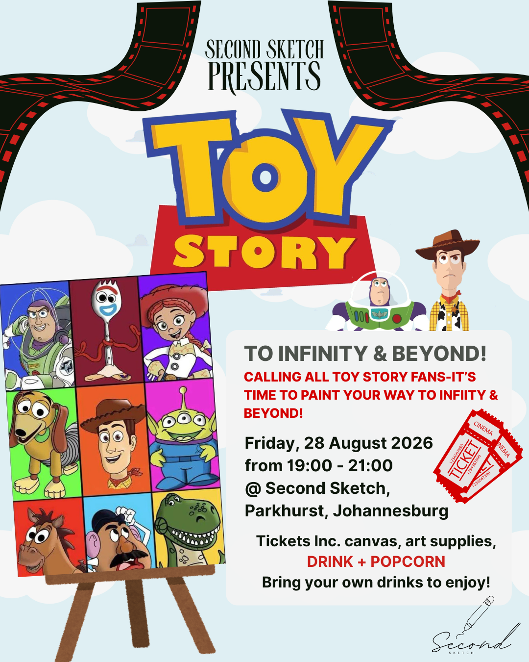 Paintflix Night - Toy Story