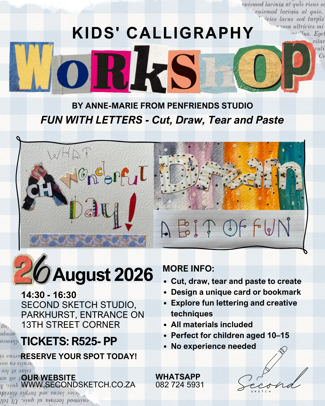 Kids Calligraphy Workshop with Anne-Marie